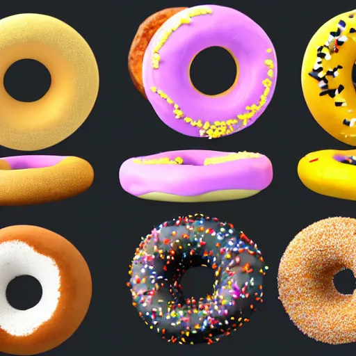 Image similar to blender render of infinite donuts