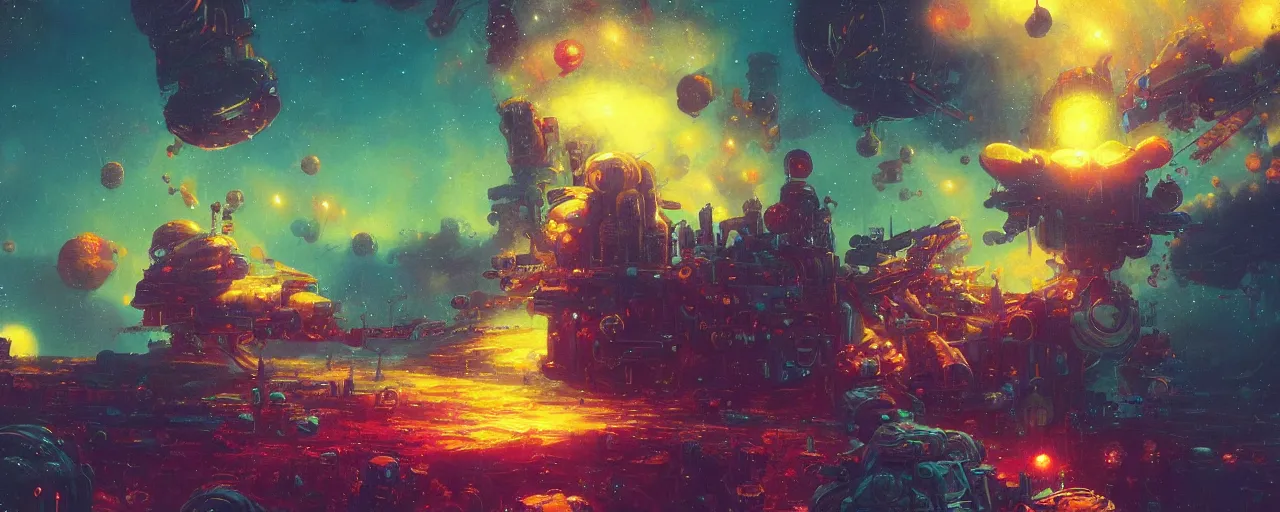 Prompt: ” gravity well to outer space, [ art by paul lehr, cinematic, detailed, epic, widescreen, opening, establishing, mattepainting, photorealistic, realistic textures, octane render ] ”