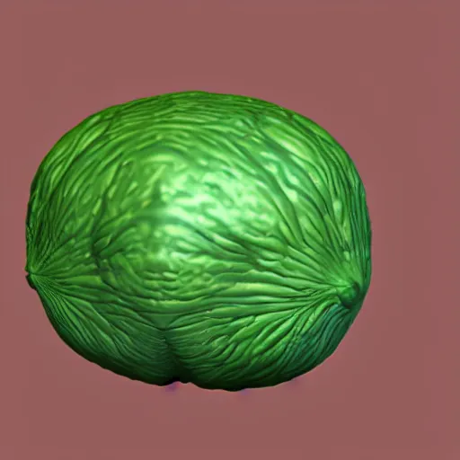 Image similar to an alien fruit, 3 d render, 8 k, trending on artstation