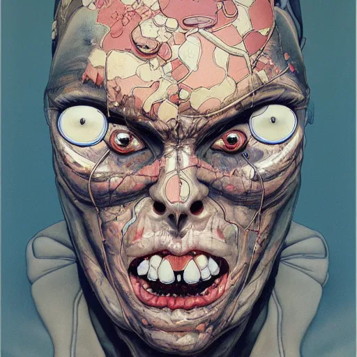 Prompt: citizen portrait soft light painted by james jean and katsuhiro otomo and erik jones, inspired by heavy metal magazine, smooth face feature, intricate oil painting, high detail illustration, sharp high detail, manga and anime 1 9 9 9