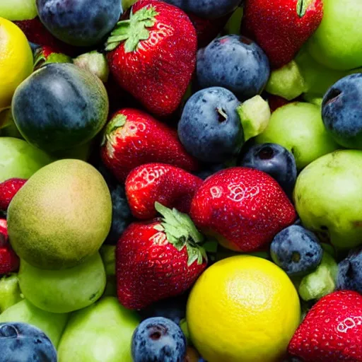 Image similar to a group of fresh fruit