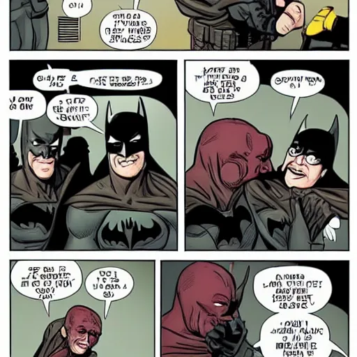 Prompt: dark humor as batman