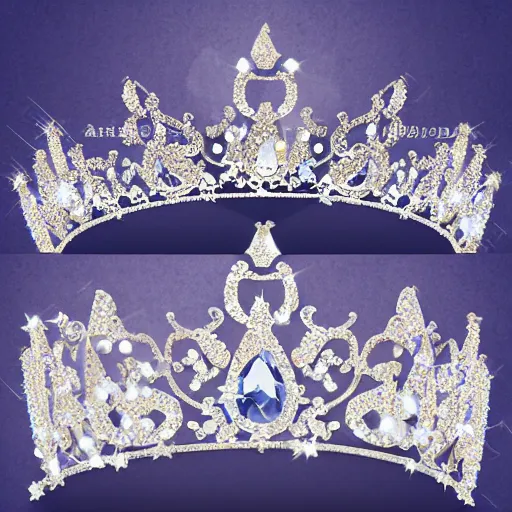 Image similar to dreamy tiara, realistic