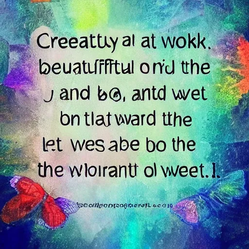 Prompt: create a beautiful work of art, but with a hidden message. only those who are attuned to the message will be able to see it.