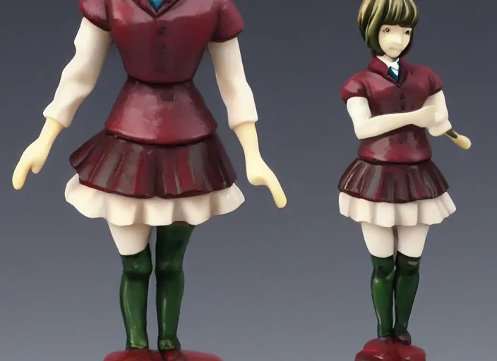 Image similar to eBay, Full body, 80mm resin miniature of school girls