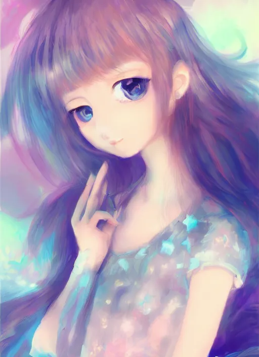 Blue Eye Cute Alone Anime Girl HD phone wallpaper  Peakpx