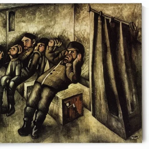 Image similar to life in a soviet gulag by otto dix