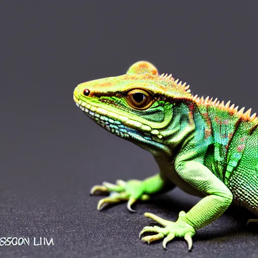 Prompt: photorealistic lizard, 5 0 mm, kanon