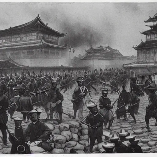 Image similar to Shanghai and the opium war in 1894