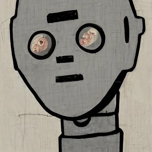 Prompt: you have made the robot sad by saying it isn't real art