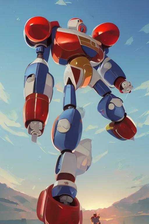 Image similar to metabots medabots medarotto medarot robot minimalist comics, behance hd by jesper ejsing, by rhads, makoto shinkai and lois van baarle, ilya kuvshinov, rossdraws global illumination ray tracing hdr radiating a glowing aura