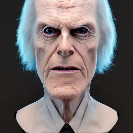 Prompt: hyperrealistic full body image of jim carey disguised as ( emperor palpatine ), stunning 3 d render, inspired by istvan sandorfi & greg rutkowski & unreal engine, perfect symmetry, dim volumetric cinematic lighting, 8 k octane comprehensive render, extremely hyper - detailed, incredibly lifelike attributes, intricate, real flesh texture, masterpiece, artstation, stunning,