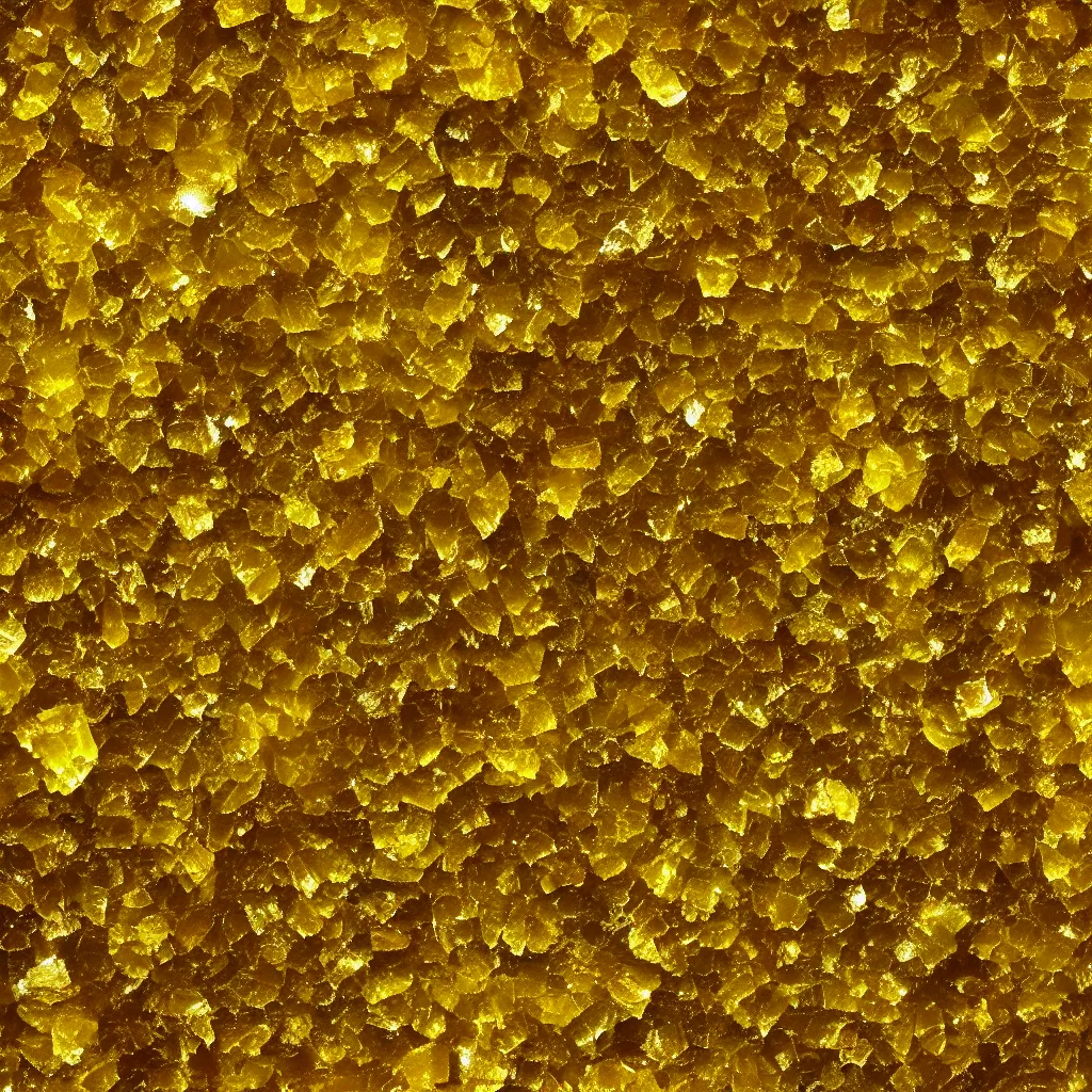 Prompt: yellow crystals texture, 4k