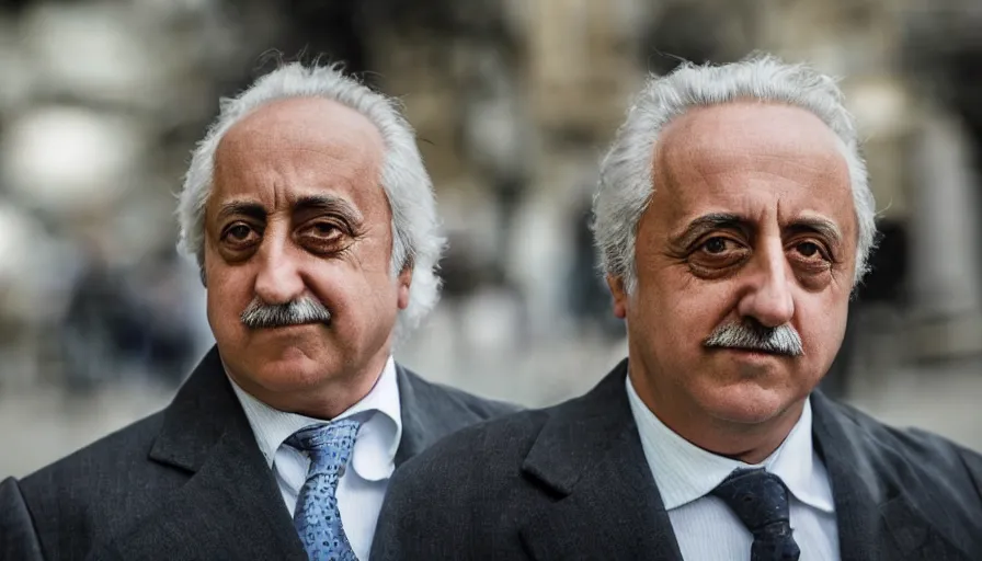 Image similar to hyper-realistic and anamorphic 2010s movie still close-up portrait of Giovanni Falcone, by Paolo Sorrentino, Leica SL2 50mm, beautiful color, high quality, high textured, detailed face