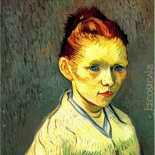 Prompt: high quality high detail painting by vincent van gogh, hd, young pale girl, photorealistic lighting
