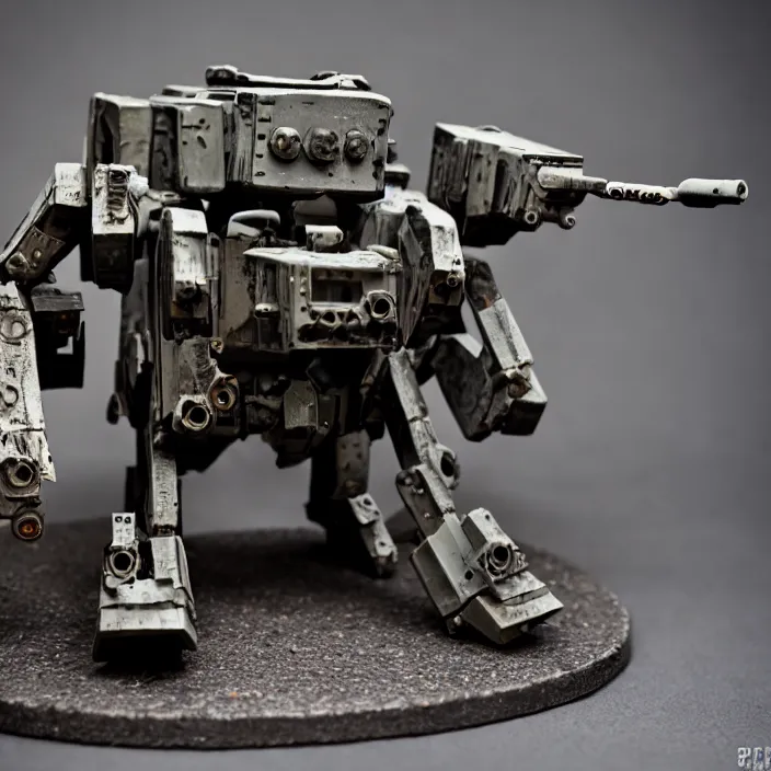 Image similar to photograph of a war mech extremely detailed. dslr. 5 0 mm.