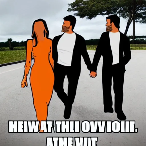 Image similar to distracted boyfriend meme