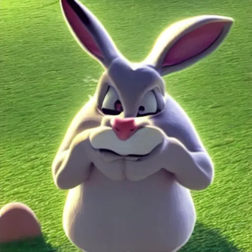 Image similar to big chungus bugs bunny in real life