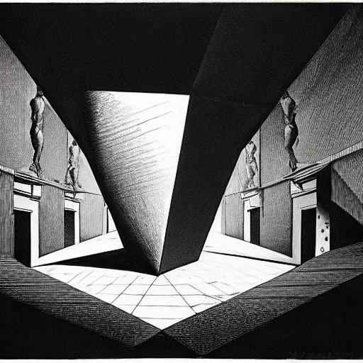 Image similar to lithography on paper secret lair conceptual figurative post - morden monumental dynamic portrait by goya and escher and hogarth, illusion surreal art, highly conceptual figurative art, intricate detailed illustration, controversial poster art, polish poster art, geometrical drawings, no blur