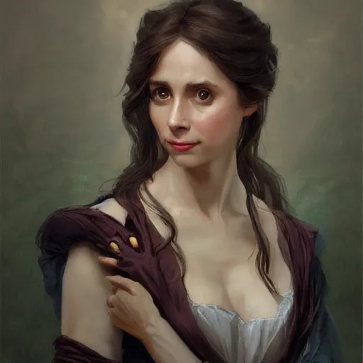 Image similar to a fantasy style portrait painting of rachel lane / alison brie / sally kellerman hybrid in the style of francois boucher oil painting unreal 5 daz. rpg portrait, extremely detailed artgerm greg rutkowski alphonse mucha