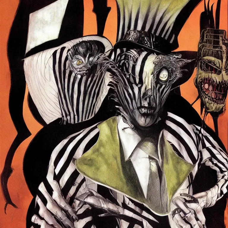 Image similar to beetlejuice by Dave McKean