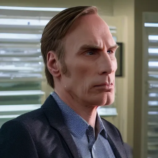 Image similar to Live Action Still of Jerma in Better Call Saul, real life, hyperrealistic, ultra realistic, realistic, highly detailed, epic, HD quality, 8k resolution, body and headshot, film still