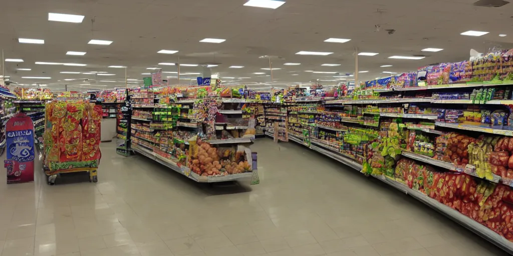 Image similar to inside a supermarket