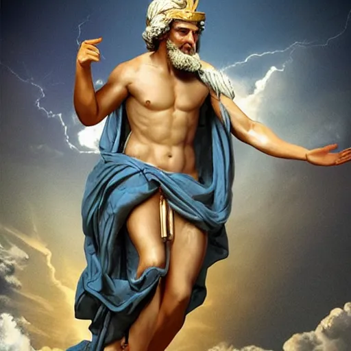 Prompt: if zeus had a son