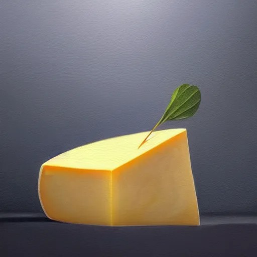 Prompt: a wedge of cheese winning the Green Award, badge, artstation hall of fame gallery, editors choice, #1 digital painting of all time, most beautiful image ever created, emotionally evocative, greatest art ever made, lifetime achievement magnum opus masterpiece, the most amazing breathtaking image with the deepest message ever painted, a thing of beauty beyond imagination or words