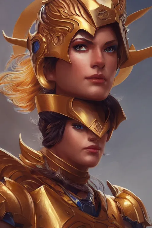 Image similar to amazon valkyrie athena, d & d, fantasy, portrait, highly detailed, headshot, digital painting, trending on artstation, concept art, sharp focus, illustration, art by artgerm and greg rutkowski and magali villeneuve