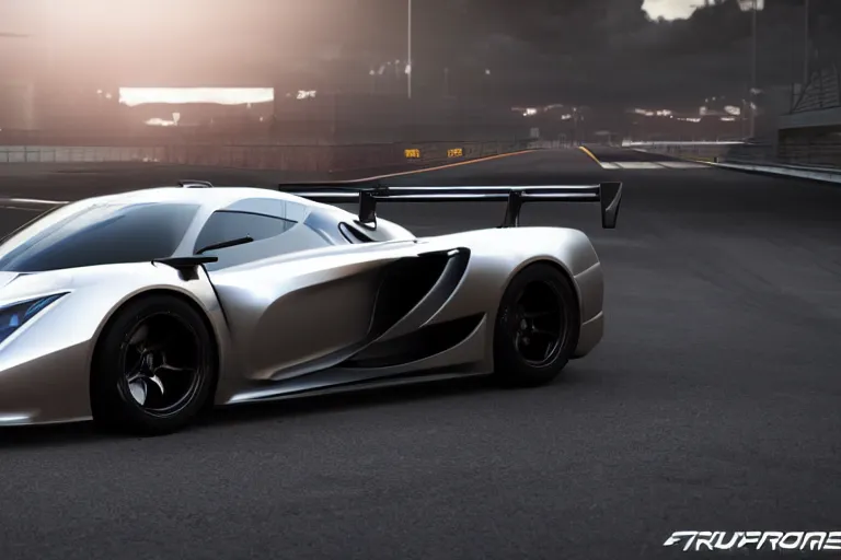 Image similar to photo wallpaper sport car gran turismo 7 forza horizon need for speed fast and furious 5 unreal engine supercar hypercar game concept car octane render, 4 khd 2 0 2 2 3 d cgi rtx style chrome reflexion global illumination ray tracing hdr arstation pixar and disney unreal