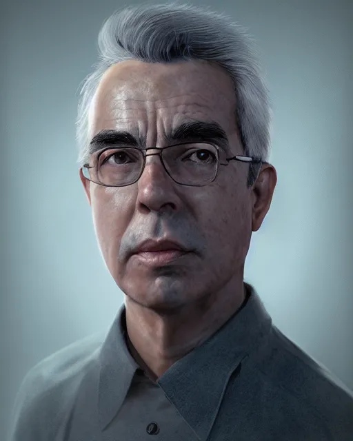 Prompt: highly detailed, heroic portrait of alvaro uribe velez, dim volumetric lighting, 8 k, octane, post - processing, digital painting