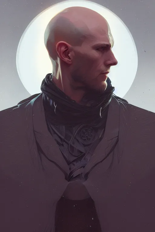 Image similar to a portrait of adrian toomes, fantasy, sharp focus, intricate, elegant, digital painting, artstation, matte, highly detailed, concept art, illustration, ambient lighting, art by ilya kuvshinov, artgerm, alphonse mucha, and greg rutkowski