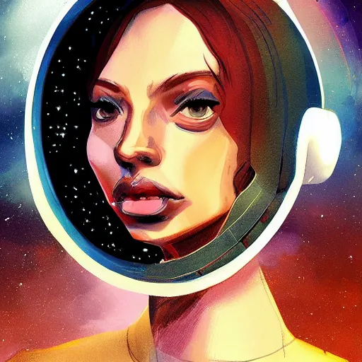 Image similar to portrait of a space gobin. artstation, concept art, illustration,