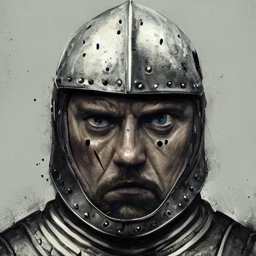 Prompt: gregor clegane from game of thrones wearing a heavy platemail helmet and armor, artstation hall of fame gallery, editors choice, #1 digital painting of all time, most beautiful image ever created, emotionally evocative, greatest art ever made, lifetime achievement magnum opus masterpiece, the most amazing breathtaking image with the deepest message ever painted, a thing of beauty beyond imagination or words, 4k, highly detailed, cinematic lighting