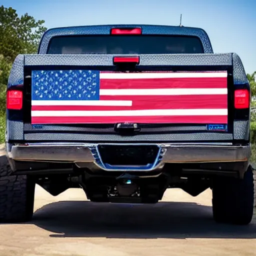 photo of biden pickup truck with american flags, there | Stable ...