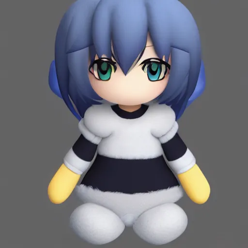 Prompt: cute fumo plush of a boy who is the prince of a small gothic castle, lens flare, vray