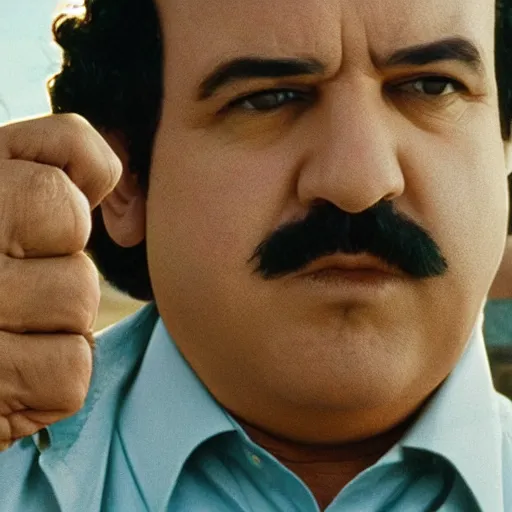 Image similar to Pablo Escobar in breaking bad 4K quality super realistic