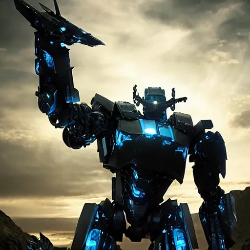 Image similar to cinematic still in westworld and pacific rim movie and real steel movie, full body mega mech by fujioka kenki, full body mega mech by mamoru nagano