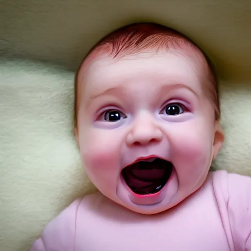 Prompt: terrifying image of baby