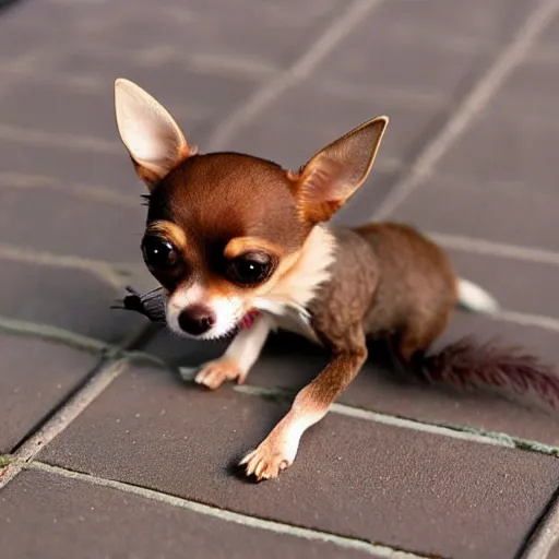 Image similar to photo of a hybrid between an ant and a chihuahua