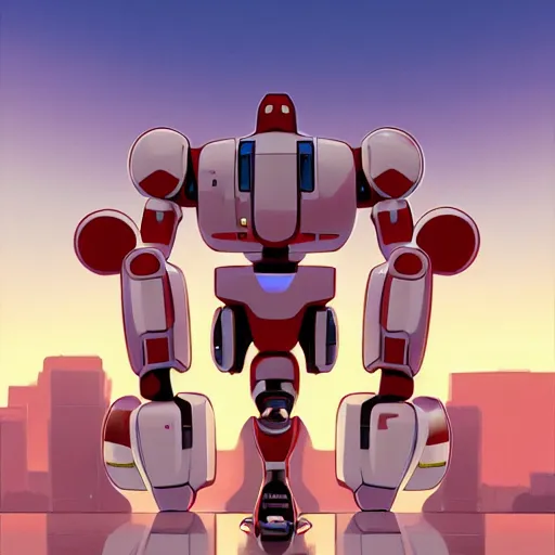 Image similar to metabots medabots medarotto medarot robot minimalist comics, behance hd by jesper ejsing, by rhads, makoto shinkai and lois van baarle, ilya kuvshinov, rossdraws global illumination ray tracing hdr radiating a glowing aura