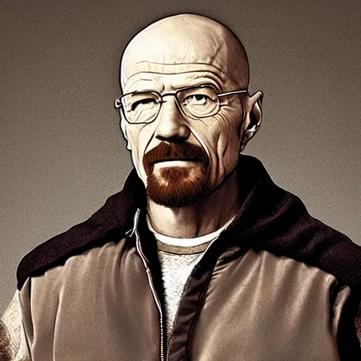 Image similar to renaissance walter white