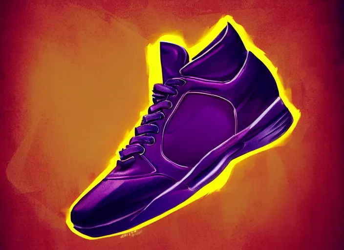 Image similar to basketball sneakers concept of jessica jones, trending on artstation, smooth, sharp focus