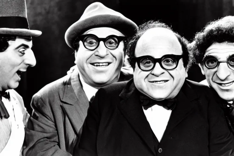 Image similar to danny devito in the marx brothers