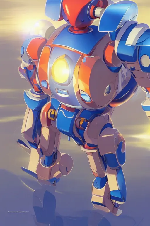 Image similar to metabots medabots medarotto medarot robot minimalist comics, behance hd by jesper ejsing, by rhads, makoto shinkai and lois van baarle, ilya kuvshinov, rossdraws global illumination ray tracing hdr radiating a glowing aura