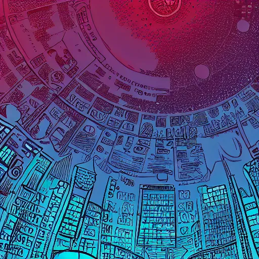 Image similar to an illustration of the big bang that created the universe, by laurie greasley and james stokoe