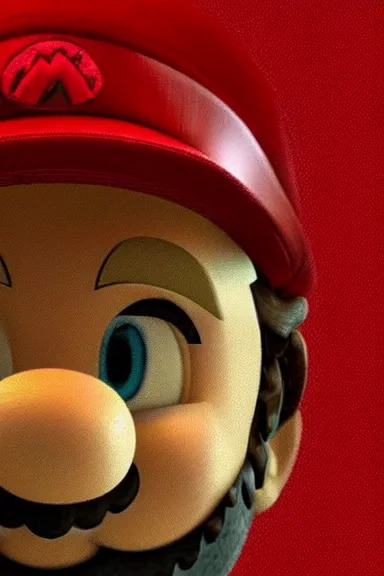 Image similar to “ very very intricate photorealistic photo of a realistic human version of super mario wearing his red cap in an episode of game of thrones, photo is in focus with detailed atmospheric lighting, award - winning details ”