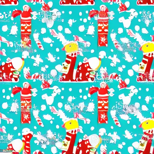 Image similar to christmas wrapping paper, vector art,