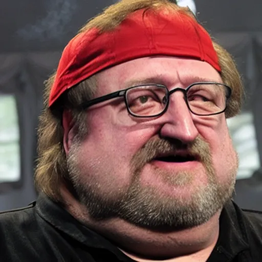 Image similar to gabe newell made out of steam